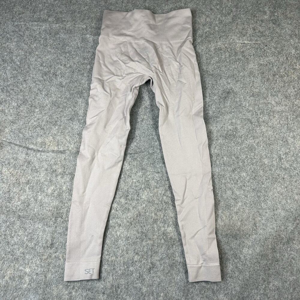 SET Active Light Taupe High-Waist Leggings & Sports Bra Set - Picture 12 of 14